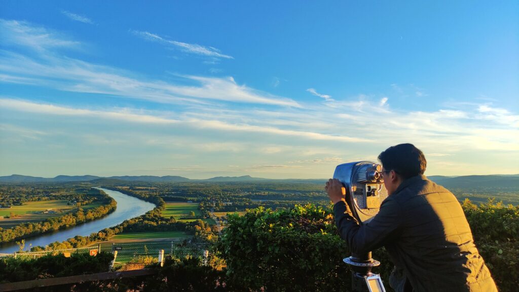 View of the Connecticut River from Mt. Sugarloaf